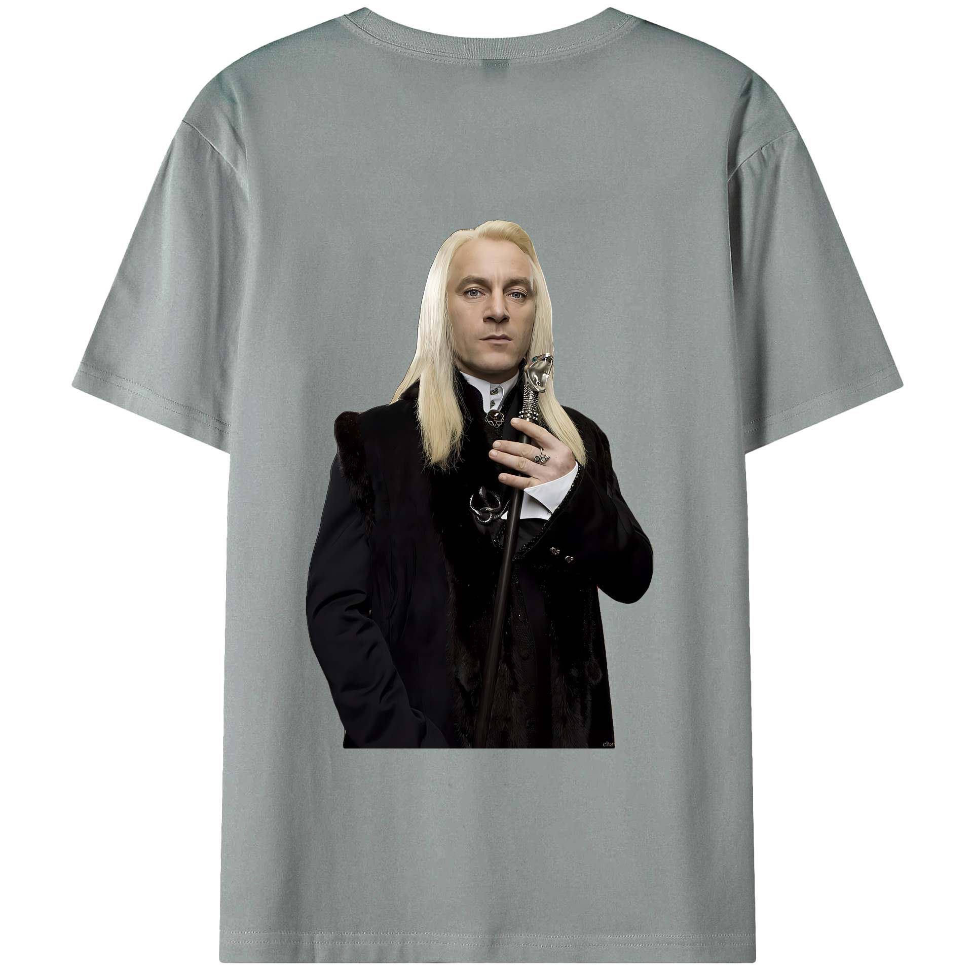 （画像用） Harry Potter ハリー・ポッターシリーズ 綿100％ メンズ半袖Tシャツ（バックプリント） 通気性